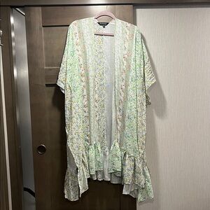 DAVI & DANI Floral Print Kimono